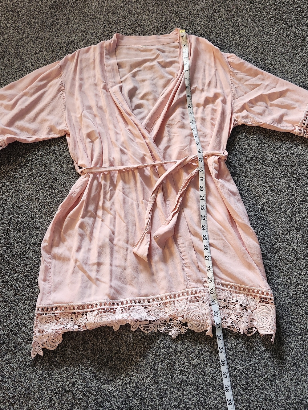 Lightweight Peach Robe - Picture 9 of 11